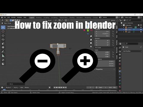 YouTube video about: How to zoom in on blender?