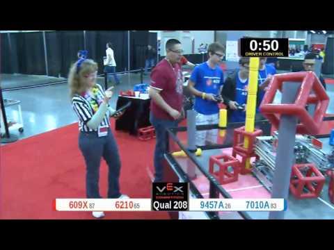2015 VRC Engr Q208 - 609X 6210 vs 9457A 7010A - 47 to 40 - VEX Worlds 2015 - Engineering Division