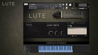 Video thumbnail for Lute Walkthrough by CINEMATIQUE INSTRUMENTS