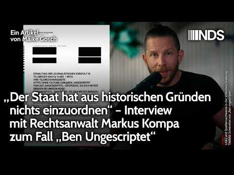 „Der Staat hat aus historischen Gründen nichts einzuordnen“. Interview mit Rechtsanwalt Markus Kompa Video-Thumbnail von YouTube
