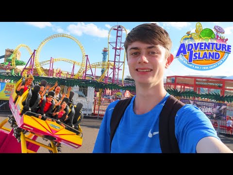 FIRST TIME AT ADVENTURE ISLAND vlog 2022
