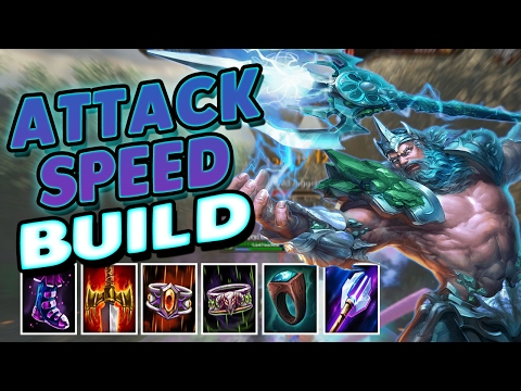 Smite: Attack Speed Poseidon Build - Have You Ever Seen A Noodle Fly This Fast?
