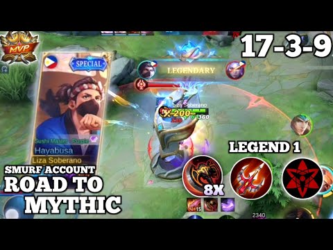 TOP GLOBAL HAYABUSA SMURF ACCOUNT - CURRENT WIN RATE 72.6% |  LEGEND 1 - SOLO RANK
