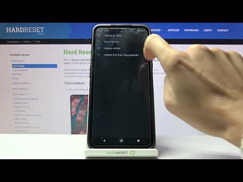 How to Manage Vibration for Calls in NOKIA XR20 - Sound Settings