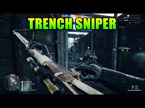 Trench Sniper With Russian 1895 | Battlefield 1 Sniper Sunday