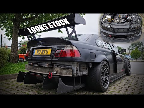 WIDE, ANGRY, SUPERCHARGED 576hp BMW E46 M3 on the Nürburgring
