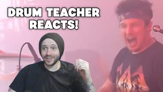 Drum Teacher Reacts! Arctic Monkeys - Brianstorm!