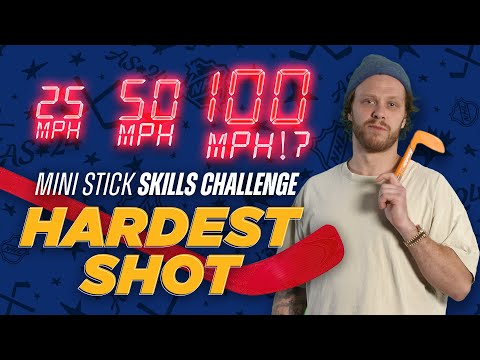 NHL Mini Stick Hardest Shot Competition | 2024 All-Star Weekend