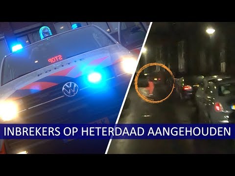 Politie - Inbrekers op heterdaad aangehouden - Politievlogger Jan-Willem
