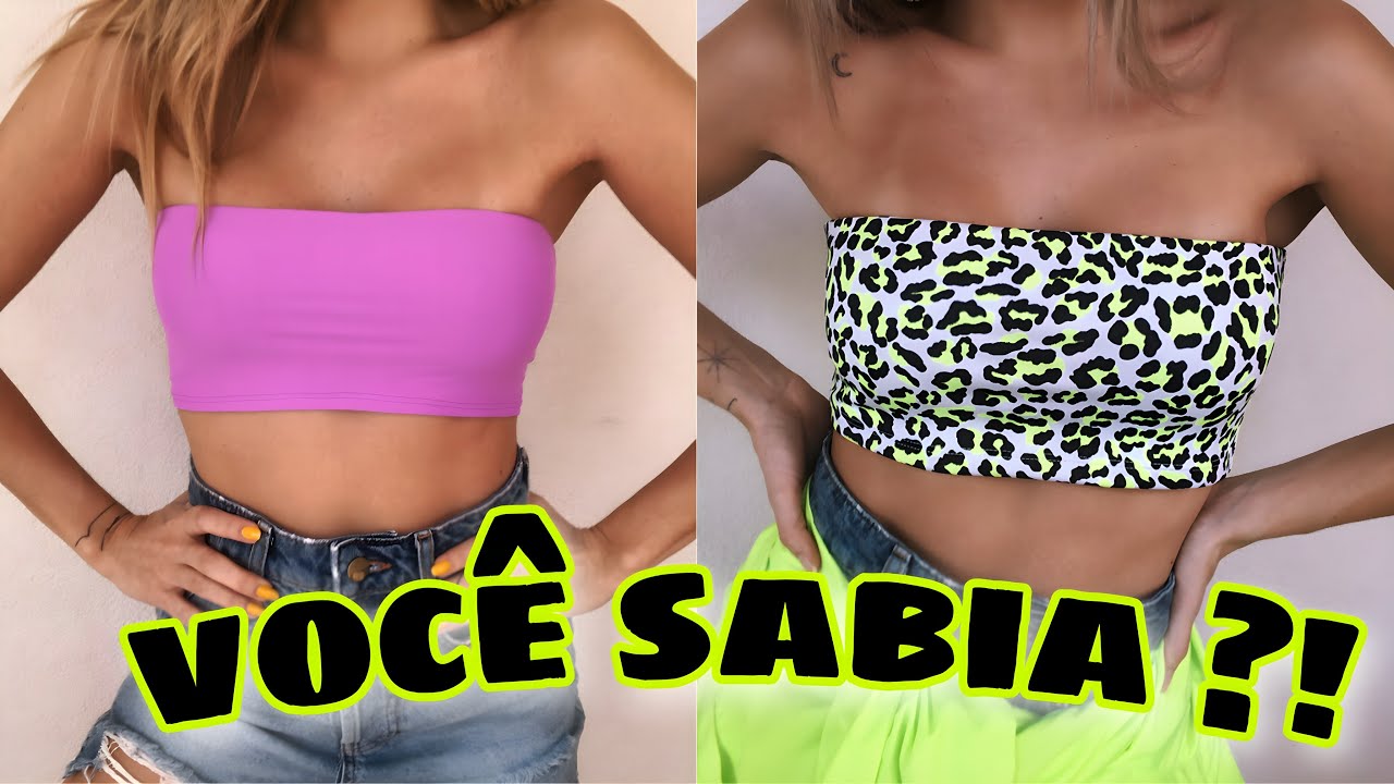 O SEGREDO Que NINGUÉM Te Conta SOBRE COMO FAZER TOP FAIXA Com Cara De Loja /  COSTURE EM 10 MIN