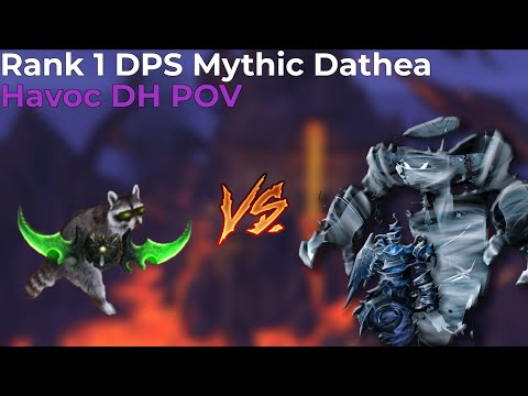 Havoc Demon Hunter Rank 1 Mythic Dathea, Ascended 101.5K DPS - Vault of the Incarnates