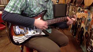 Video thumbnail for 1960s Silvertone-branded Teisco ET-460 "Sharkfin" electric guitar by Jake Wildwood & Co