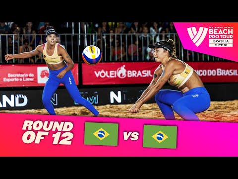 Ana Patricia/Duda vs. Thamela/Victoria - Round of 12 Highlights | Brasilia 2025 #BeachProTour