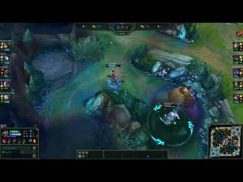 Nice Shaco jungle start: firstblood + blue steal
