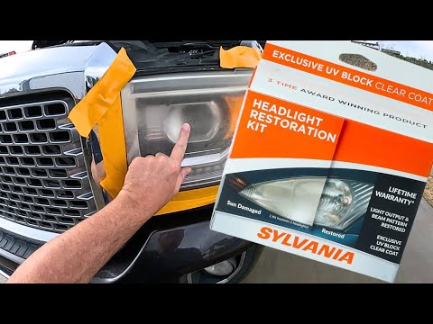 Sylvania DIY Headlight Restoration KIt with Great Results