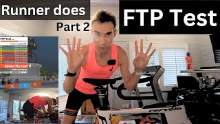 Runner does Zwift Standard FTP Test - painful !