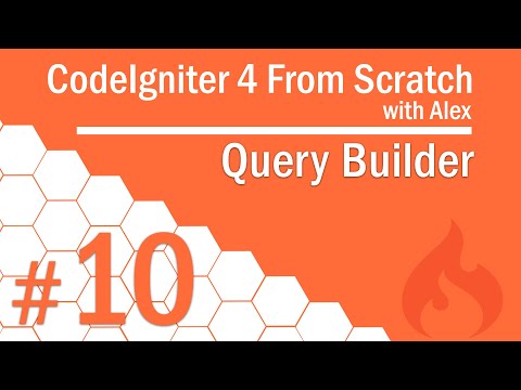 CodeIgniter 4 from Scratch - #10 - Query Builder