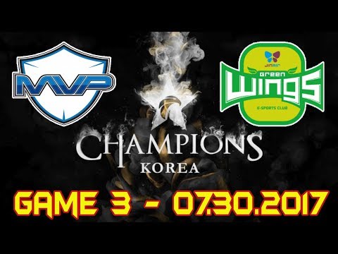 [LCK Summer 2017 W8D5] MVP vs JAG game 3 Highlights | Jin Air vs MVP