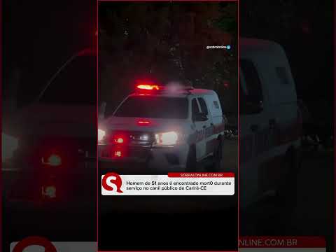 Urgente: Homem é encontrado sem vida na cidade de Cariré #ceará. #robertolira #notícias #youtube