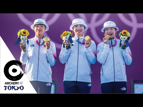 Korean women win ninth Olympic team title | #ArcheryatTokyo
