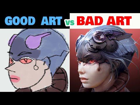 ⚔️ GOOD ART VS BAD ART (3 differences)