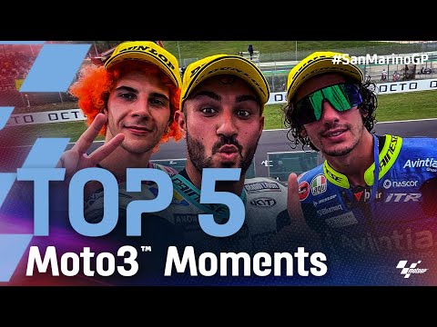 Top 5 Moto3™ Moments | 2021 #SanMarinoGP