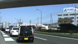 preview picture of video 'アキーラさん運転②長野県・長野自動車道・更埴ＩＣ付近,Nagano-highway,Nagano,Japan'