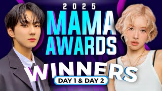 Download lagu MAMA Awards 2025 Winners (Day 1 & Day 2) mp3