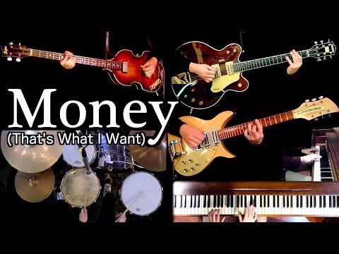 Money (That's What I Want) | Guitars, Bass, Drums & Piano Cover | Instrumental