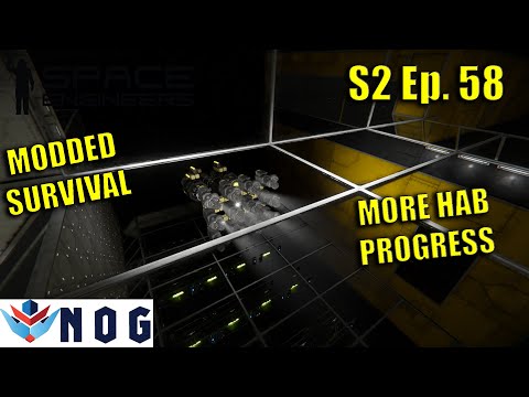 Lets Play Space Engineers Modded Survival S2 Ep58   Building our Medical Bay