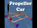 How To Launch A Propeller Powered Rubber Band Car