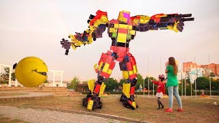 Pacman Vs Lego In Real Life