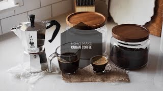 How I Make Cuban Coffee StoveTop Espresso Maker