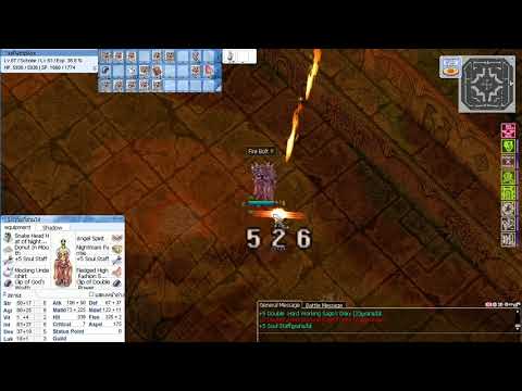 RO EXE Battle Scholar Lv87 [Glast Heim Churchyard] Leveling