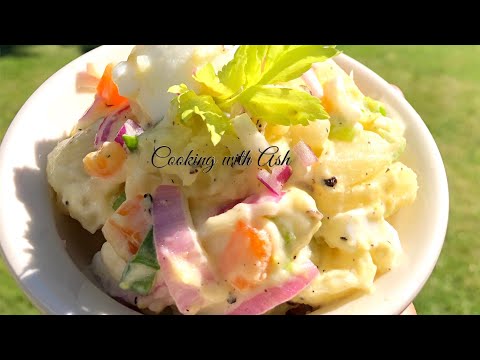 Potatoes With Egg Salad 🥗