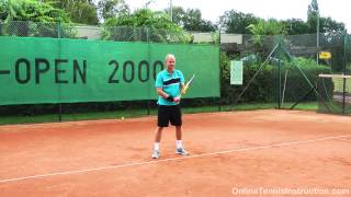 Tennis Training Aid - The Racket Bracket