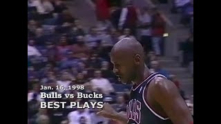 January 16, 1998 Bulls vs Bucks highights