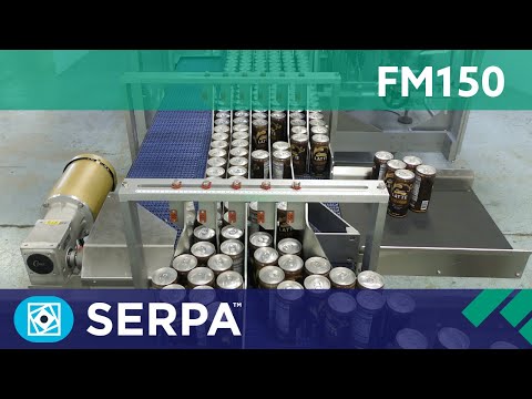 FM150 Beverage Cartoner packing slim cans into 12 pack carton