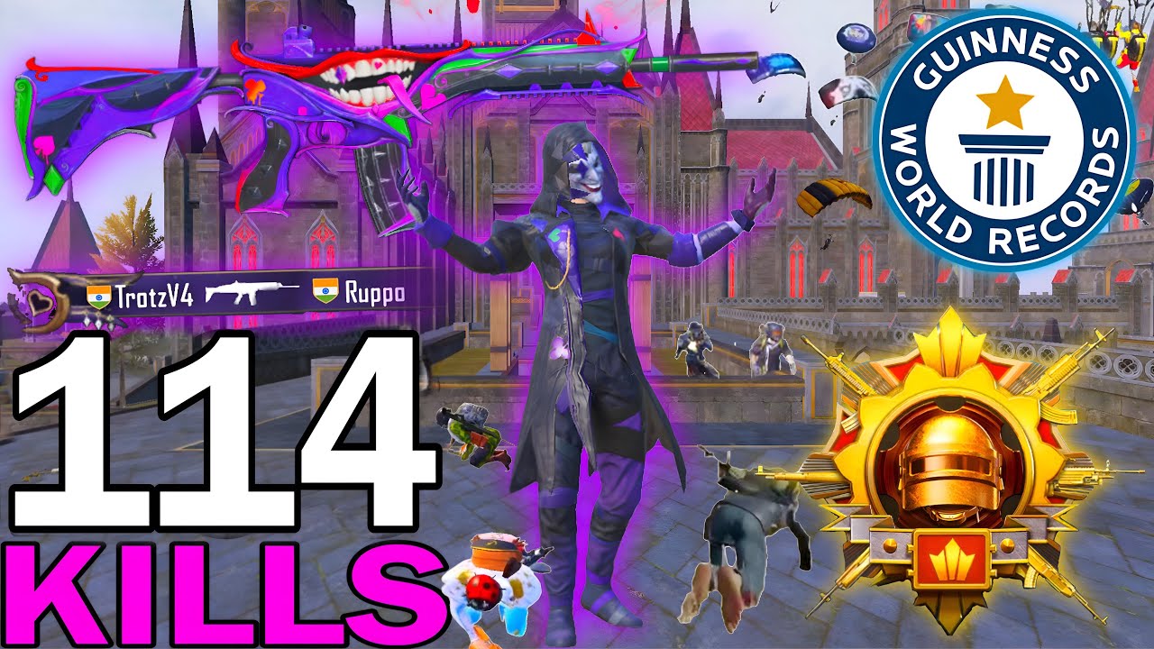 114 KILLS!😱 IN 42 MINUTE FASTEST GAMEPLAY With FULL JOKER SET😍SAMSUNG,A7,A8,J2,J3,J4,J5,J6,J7,XS