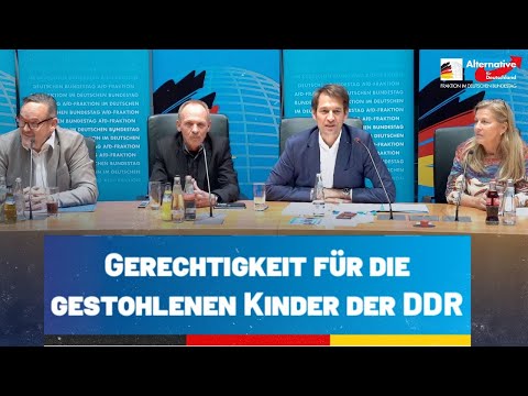 Gerechtigkeit für die gestohlenen Kinder der DDR! - Abendveranstaltung der AfD-Fraktion im Bundestag