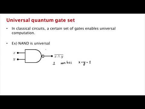Lecture 7   2   UNIVERSAL FAMILY OF GATES