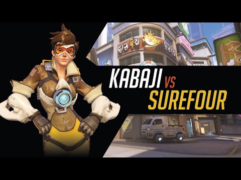 Overwatch - Kabaji Dude Tracer Againts Surefour [High SR gaming]