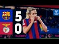 FC BARCELONA 5 vs 0 BENFICA | UEFA WOMEN'S CHAMPIONS LEAGUE ??