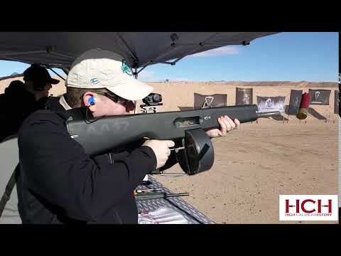 Full-Auto AA-12 Shotgun - SHOT Show 2019