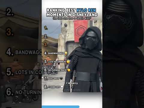 Best Kylo Ren Moments In Disneyland #usa #starwars #disneyland