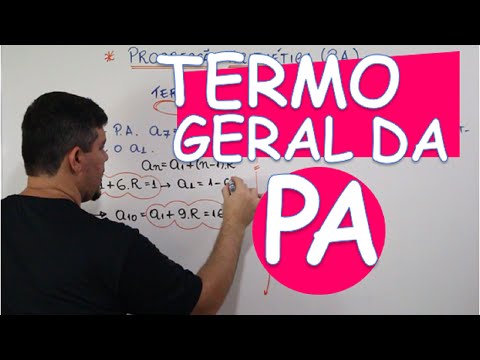 P.A. ARITHMETIC PROGRESSION: GENERAL TERM
