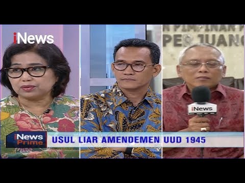 Sikap PDIP dan Nasdem Politik soal Amandemen UUD 1945 - iNews Prime 28/11
