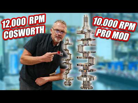 Insane Cosworth Engine Tear Down. And it’s a Flat Plane V8 Crank!