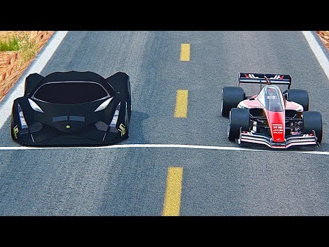Devel Sixteen Total Black Edition vs Formula Vector 2021 - Desert Drag Race
