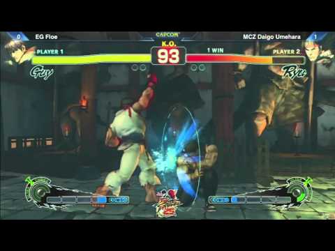 SSF4: EG Floe vs MCZ Daigo Umehara - SF25th Finals - Winners Round 1